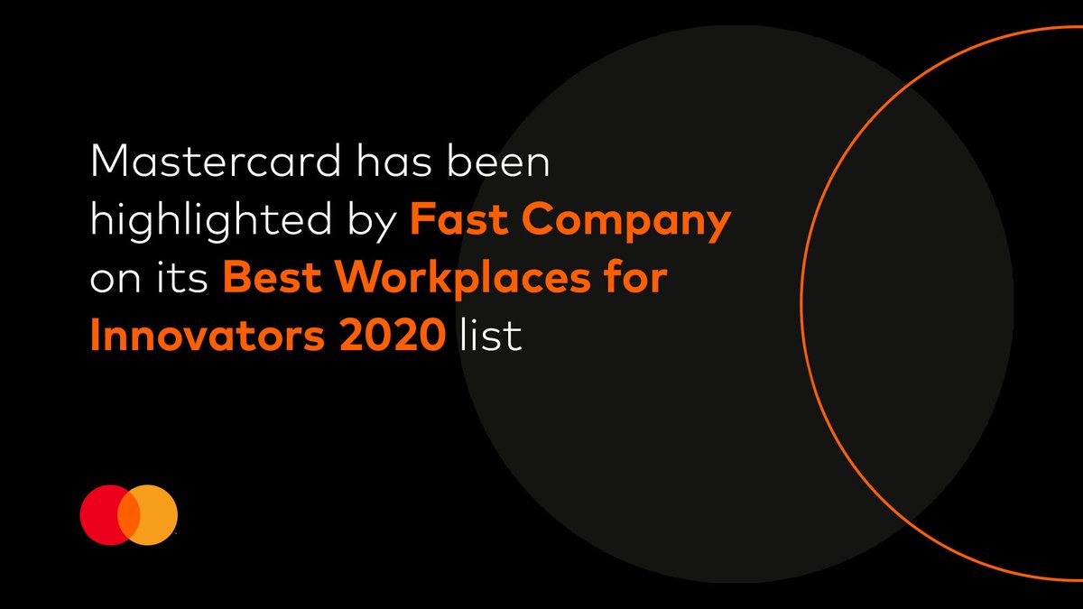 We’re thrilled to be recognized on <a href="/FastCompany/">Fast Company</a>’s list of Best Places to Work for Innovators 2020! Now more than ever, businesses must innovate &amp; we’re so proud of the creativity &amp; passion of our employees working to build a better world. fastcompany.com/90527870/best-… #FCBestWorkplaces