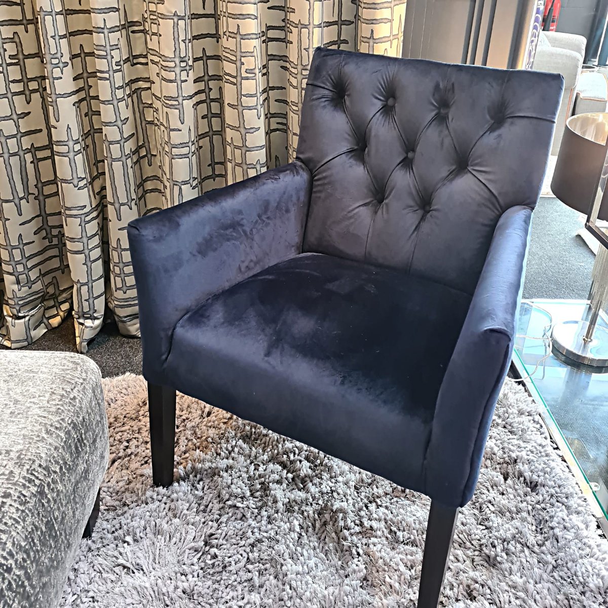 Lush, plush comfort everywhere. 🖤 Black Edition⁠
⁠
Did you know all our sofa &amp; chairs are made at Blakely HQ by experienced craftspeople? Visit our Banbridge showroom to see more beautiful creations.  

blakelyinteriors.co.uk 

#Showroom #Inspiration #interiordesign #design
