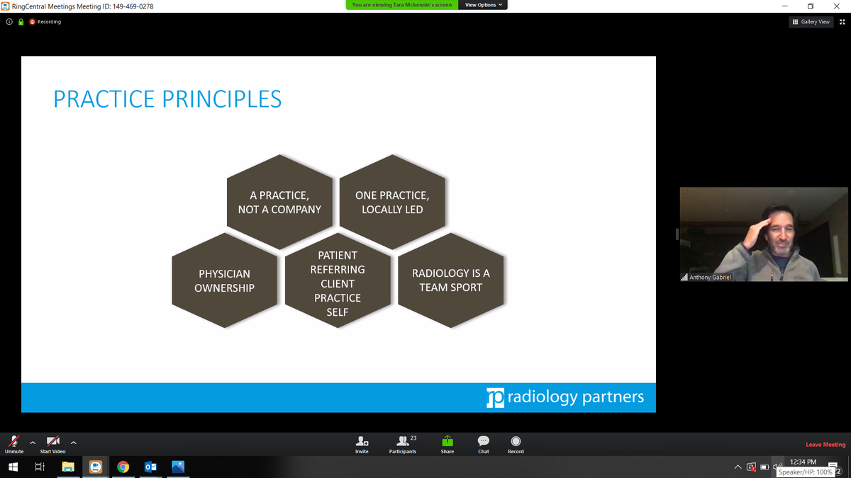 Rad_Partners's tweet photo. Thank you to our new physicians and support teammates who spent their Saturday attending our virtual #RPConnect! Welcome to the practice!

#TransformingRadiology
#PracticeNotCompany https://t.co/DtE6UrXbIK