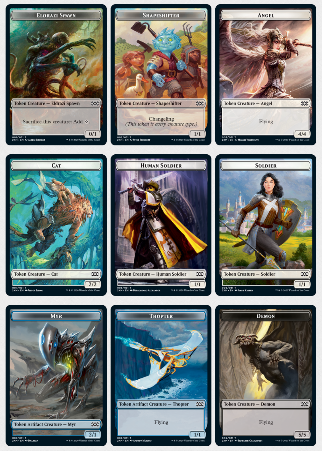 Hipsters of the Coast on Twitter: "The tokens of Double Masters—check out  that Copy token #MTG #MTG2XM https://t.co/IuFjYIvbOC  https://t.co/pkb06SRN2X" / Twitter