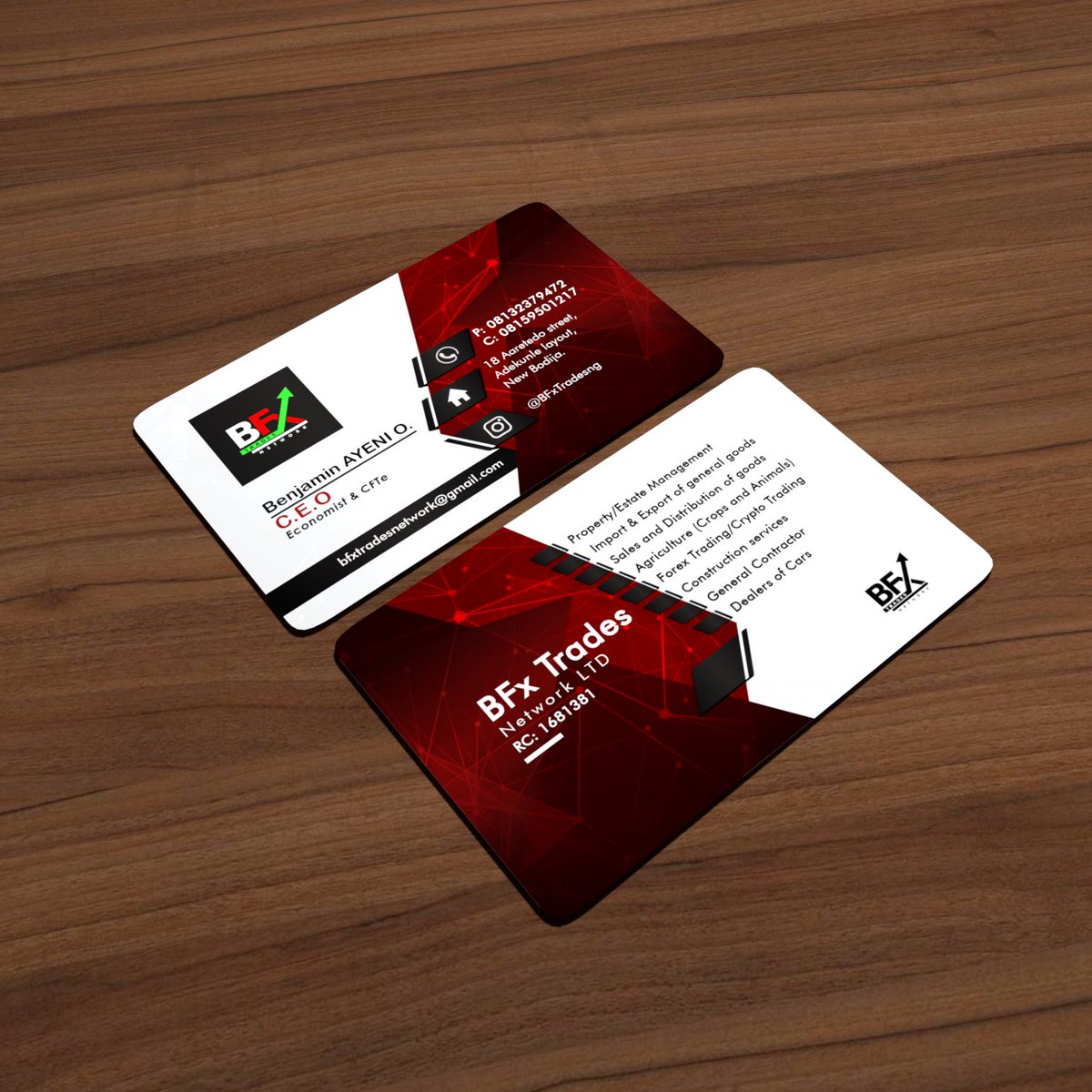 We brand, virtualize & actualize. Project Description: Business card (BFx  Trades Network) Contact us to get your project(s) done at an affordable  price. #graphic #graphics #graphicdesign #graphicdesigner #graphicart  #photoshop #art #arts #ArtLovers #