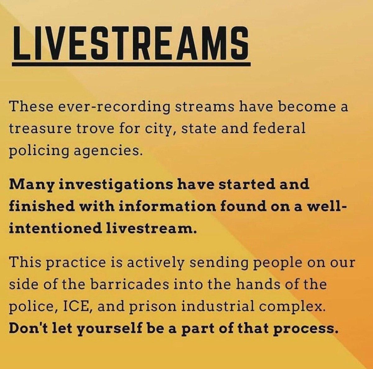 Thread:  #ANTIFA/ #BLM posted a series of graphics on Telegram this morning advising its followers how not to get caught by law enforcement for their "protest" actions. If they're peaceful and legal, why is this necessary?  @JackPosobiec  @davereaboi  @SaraCarterDC  @JordanSchachtel
