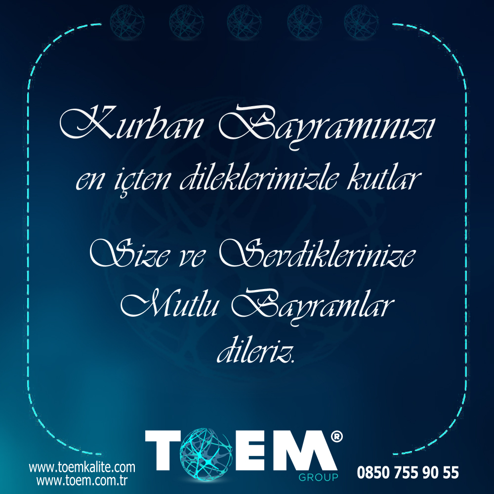 ToemGrup's tweet photo. Kurban bayramınızı en içten dileklerimizle kutlar, size ve sevdiklerinize mutlu bayramlar dileriz. #toem #toemkalite #toemgrup #Kurban #KurbanBayramı https://t.co/QTVdmx5bTj