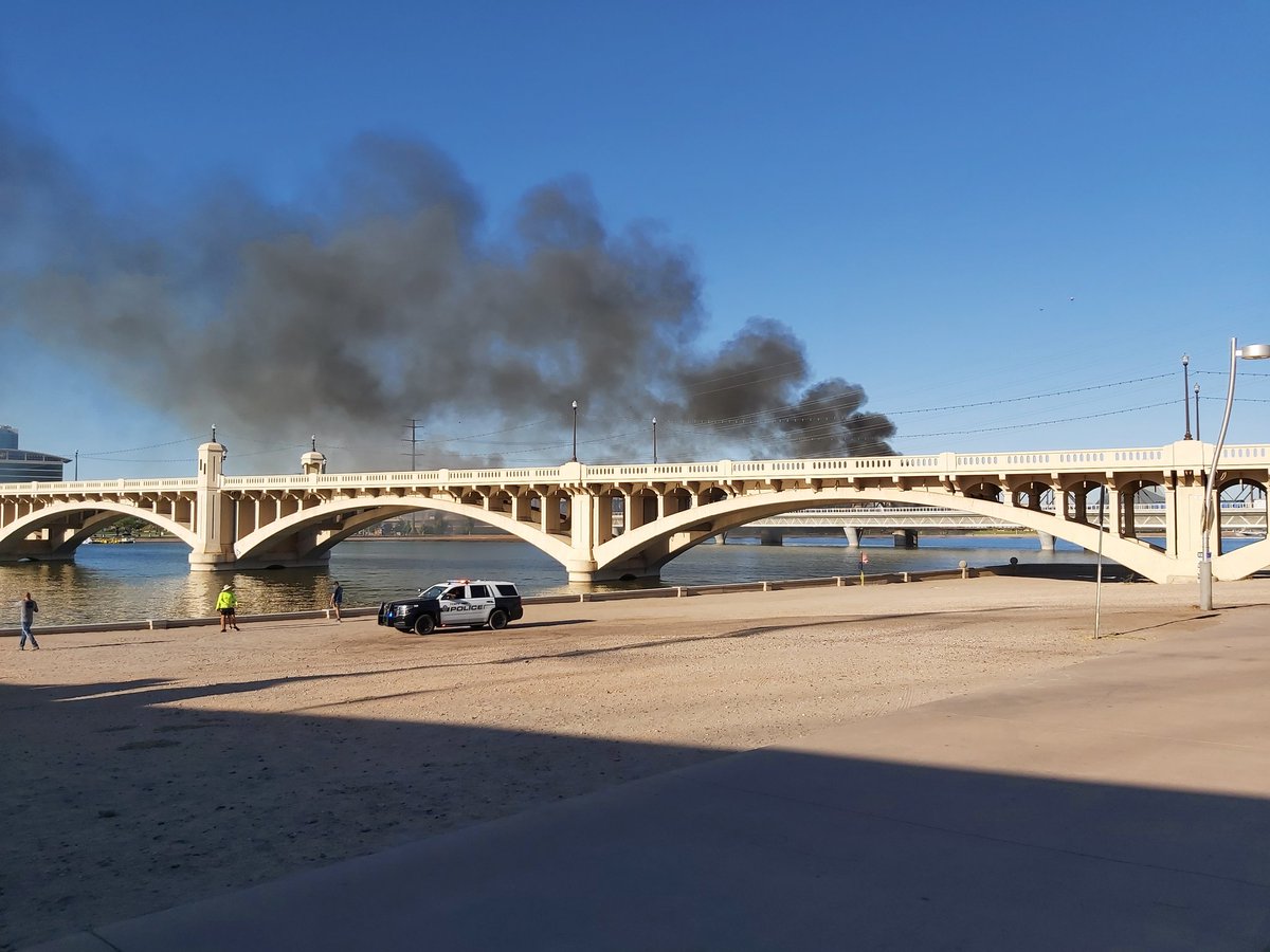 ASUHondula's tweet photo. #TempeFire 

2020 strikes again. https://t.co/xnYlri49Mr