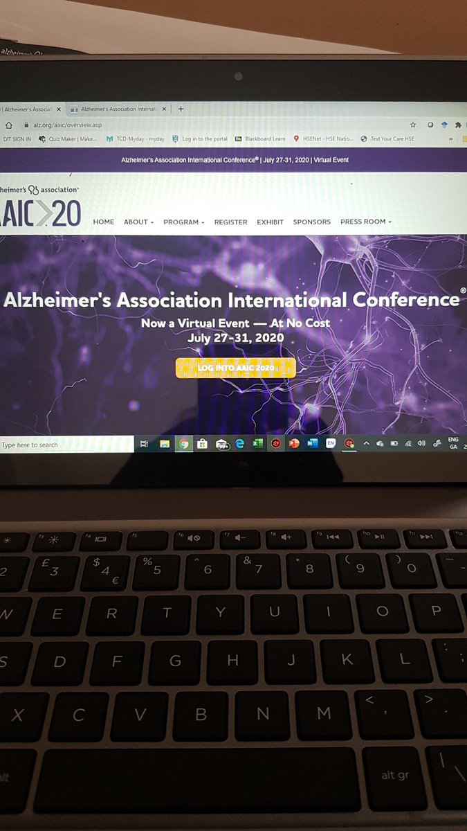 jaybee_rivero's tweet photo. Amazing my 1st #AAIC20 @alzassociation conference and its virtual!!!! Into the future and beyond. https://t.co/DamLf2FVhP