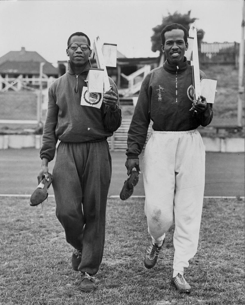 5. McDonald Bailey (1920-2013) Born in Trinidad. A Bronze Medalist over 100m from the 1952 Helsinki Olympics. His first games were in London 1948. He retired from athletics to become a journalist working for BBC at the Rome games of 1960. (Sounds familiar) 