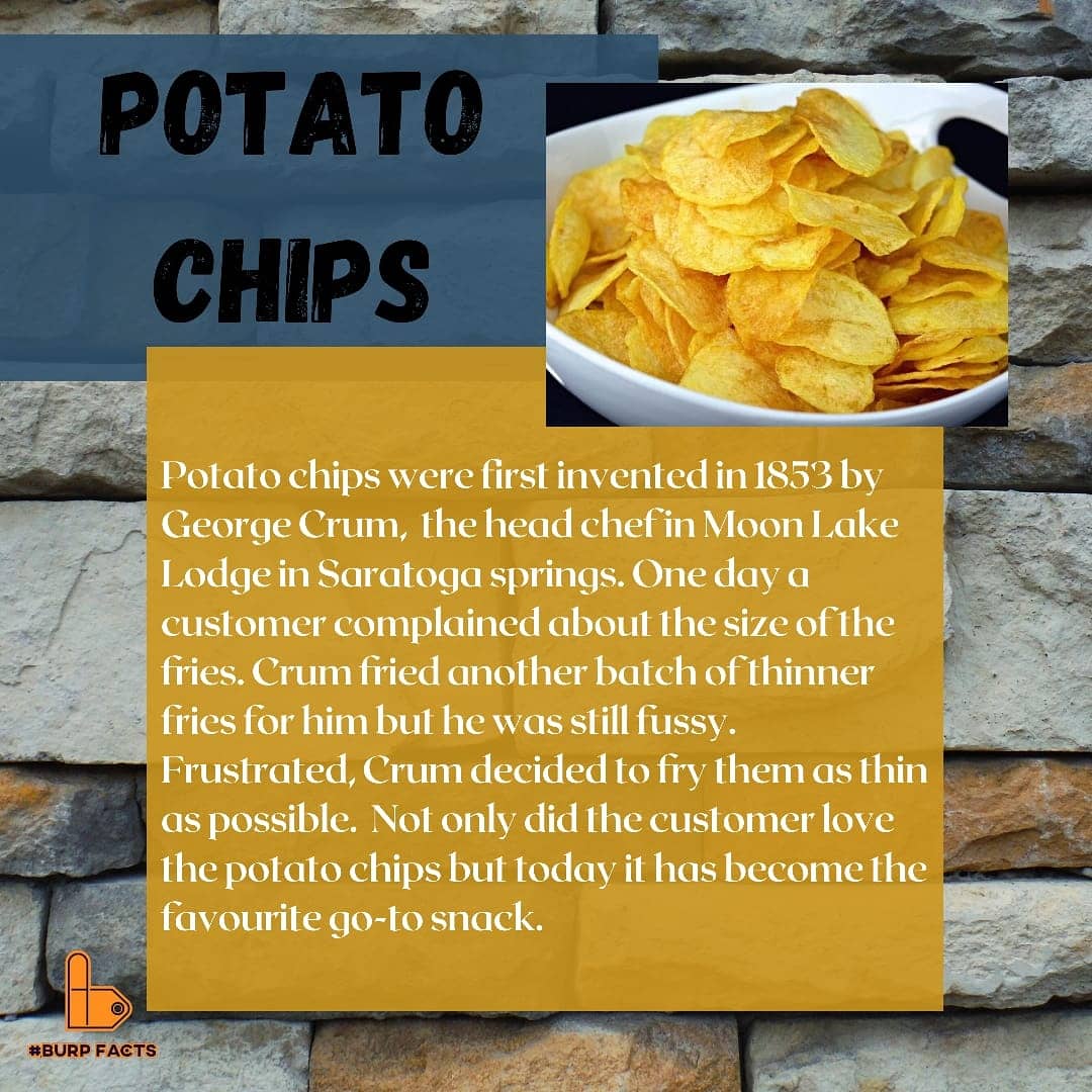 burpfacts's tweet photo. Some of the most delicious go-to snacks were actually invented accidentally! 🤯
Yes, you heard us right.🌝
.
.
#wednesdaymorning #Rafale #IndianAirForce #राफेल #manoharparrikar #foodstrategy #hrdminister #WednesdayMotivation #lockdown https://t.co/un4W6TZFb7