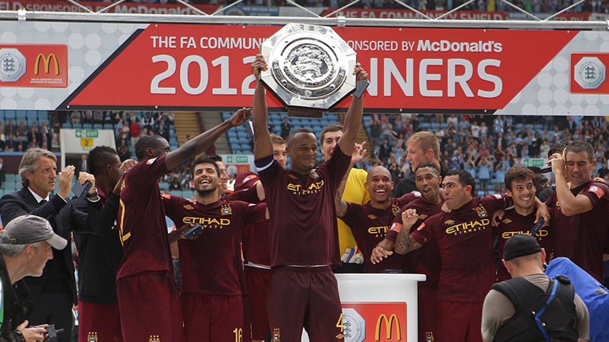12 August 2012David Silva won his third trophy at Man City - the community shield, after beating Chelsea 3-2 at Villa Park.