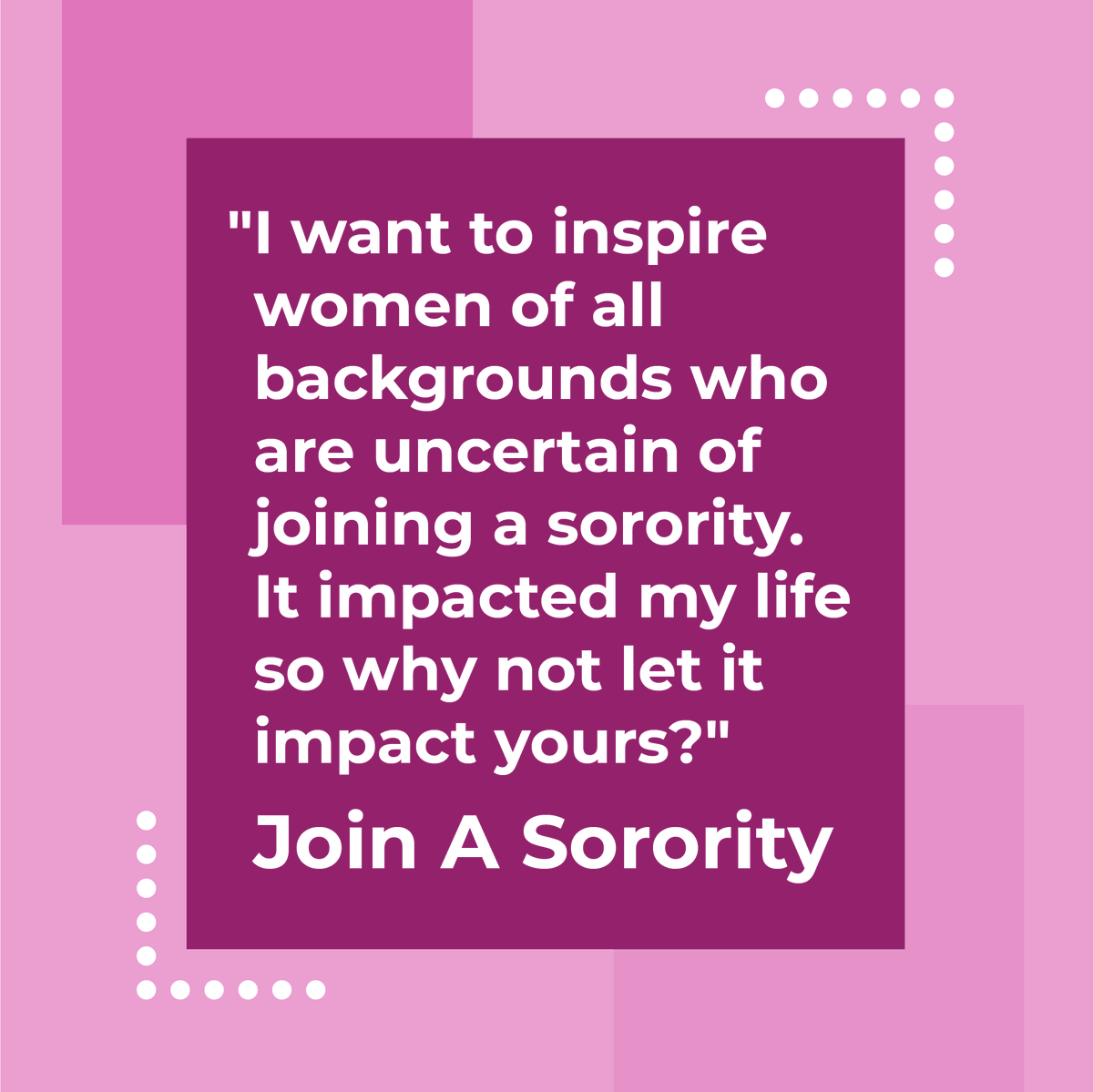 TheSororityLife's tweet photo. Sorority life at its best means learning from people who are different than you. Hear Amanda Cruz, a member of @alphasigmatau, share her experience below. 

Learn more: https://t.co/DecChBRYLd https://t.co/z0t4izACLz