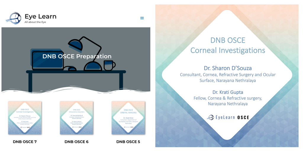 EyeLearn_in's tweet photo. Checkout the new DNB OSCE! https://t.co/eHEBhMjCo8
Grateful to Dr. Sharon D'Souza ma'am (Cornea, Refractive Surgery and Ocular Surface, Narayana Nethralaya) and @DrKratiEye
FB - https://t.co/g7gwDtLef6
Insta - https://t.co/5tuo4vFJu8
#eyelearn #DNB #ophthalmology #OSCE #cornea https://t.co/nIB3thWbHg