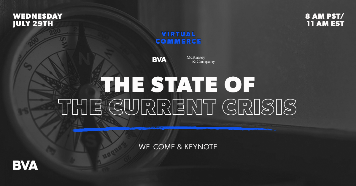 bva_commerce's tweet photo. BVA's third #VirtualCommerce conference is about to begin 8 AM PST / 11 AM EST! No RSVP? No problem. Sign up here to get the Zoom meeting link: https://t.co/uegZPC5lvr https://t.co/lsDGOJ7Fq4