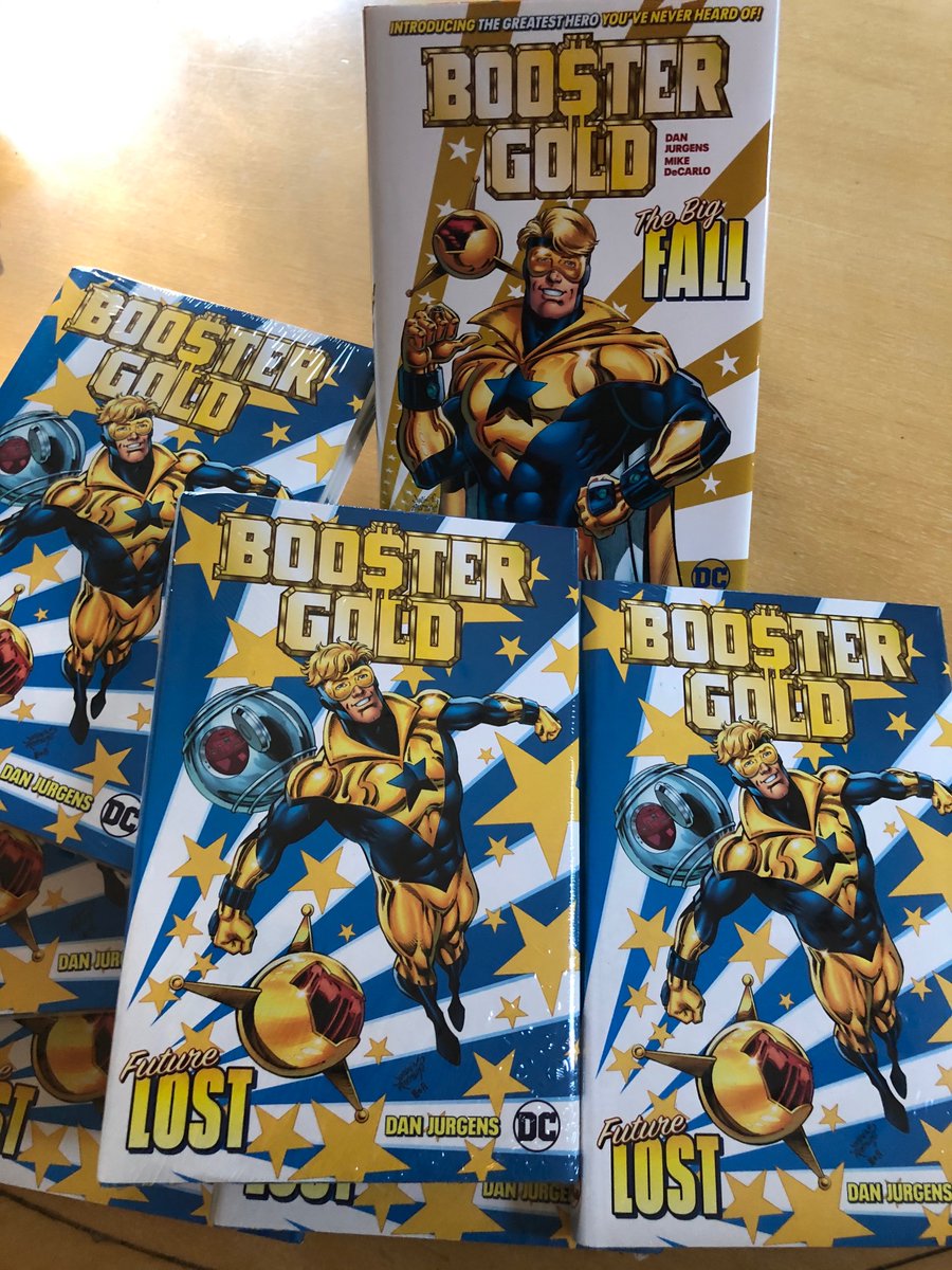 thedanjurgens's tweet photo. Book One is no longer isolated on the shelf. Volume 2 of @DCComics  "Booster Gold Future Lost" is coming soon. https://t.co/33PhLOB5QR