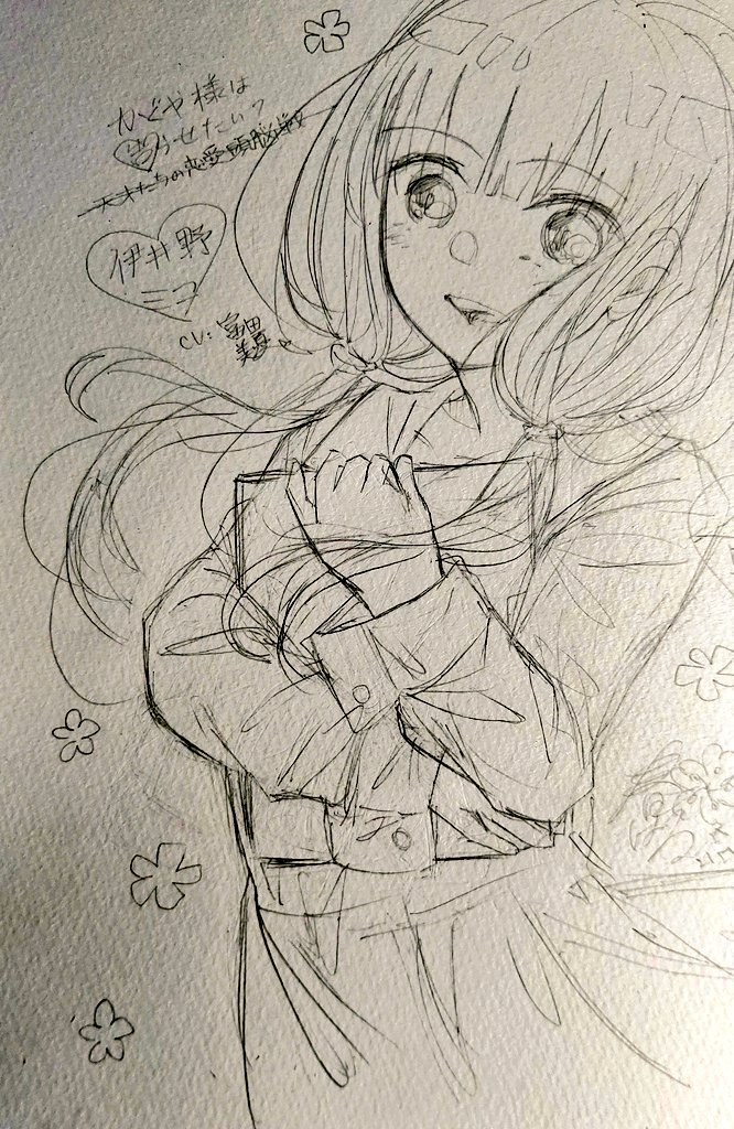 あっ…って気づいて描き直したらボロボロになりました…?そもそも板…じゃなくて持っているものの角度が逆でした…?これ…色塗れるかな…??
#絵描きさんと繫がりたい
↓修正前→修正後