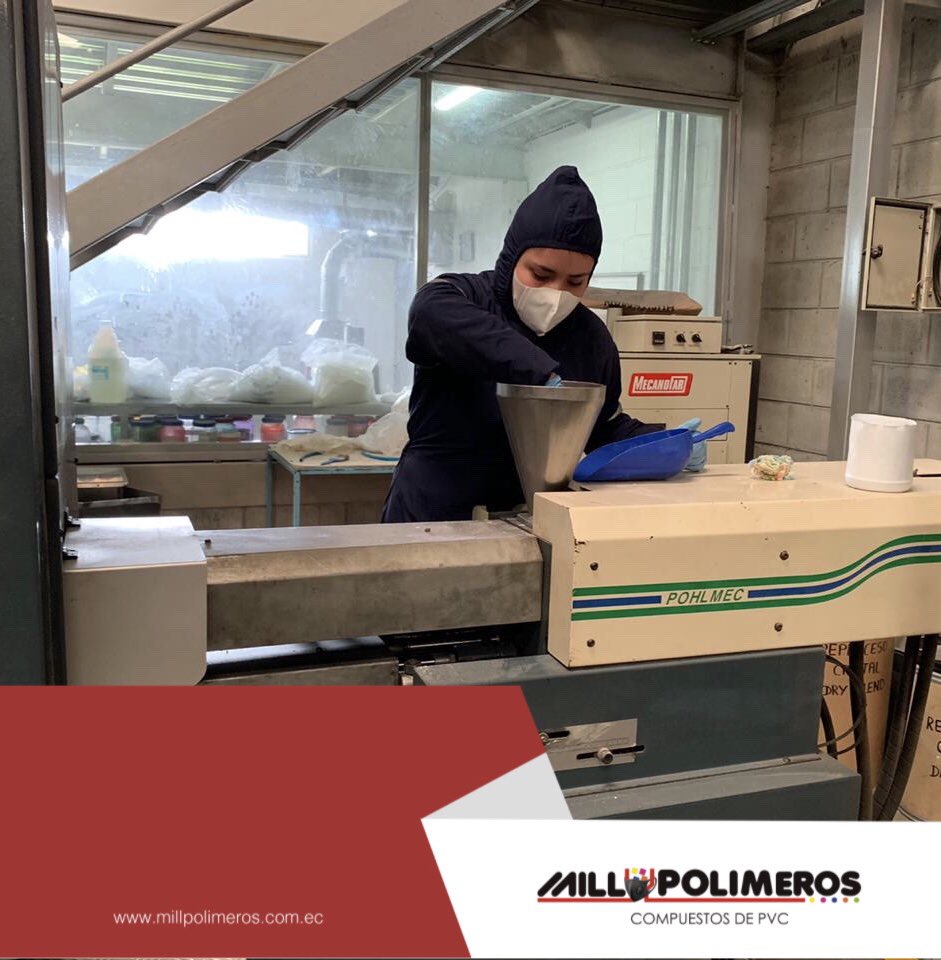 Millpolimeros cuenta con una amplia experiencia en compuestos de PVC tanto flexibles como rígidos. 🔴⚪️⚫️

#millpolimeros #compuestosdepvc #pvc