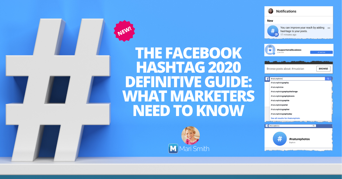 MariSmith's tweet photo. [NEW!] Facebook is starting to push the use of hashtags in a variety of ways, including helping to increase organic reach! Woohoo!! #️⃣ 🎉

I recently published the scoop on my blog. Share with your peeps, if you will!

#facebookhashtags #facebookreach https://t.co/UsBKl2Co16 https://t.co/1o6UgqumLV