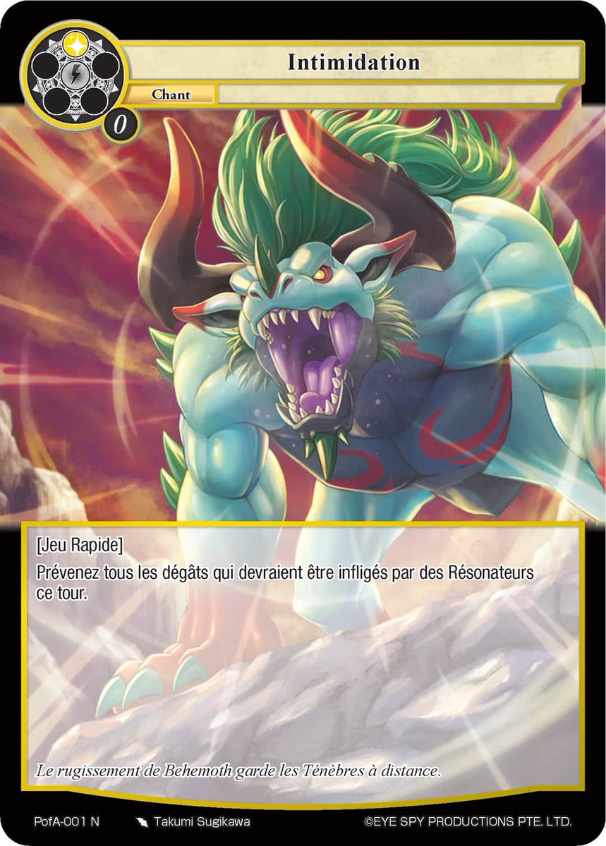 JetsetSensei's tweet photo. Une nouvelle divinité protectrice entre dans la bataille !!
#fow #fowtcg #tcg #Spoiler #AliceOrigin https://t.co/gRgfeWPyLx
