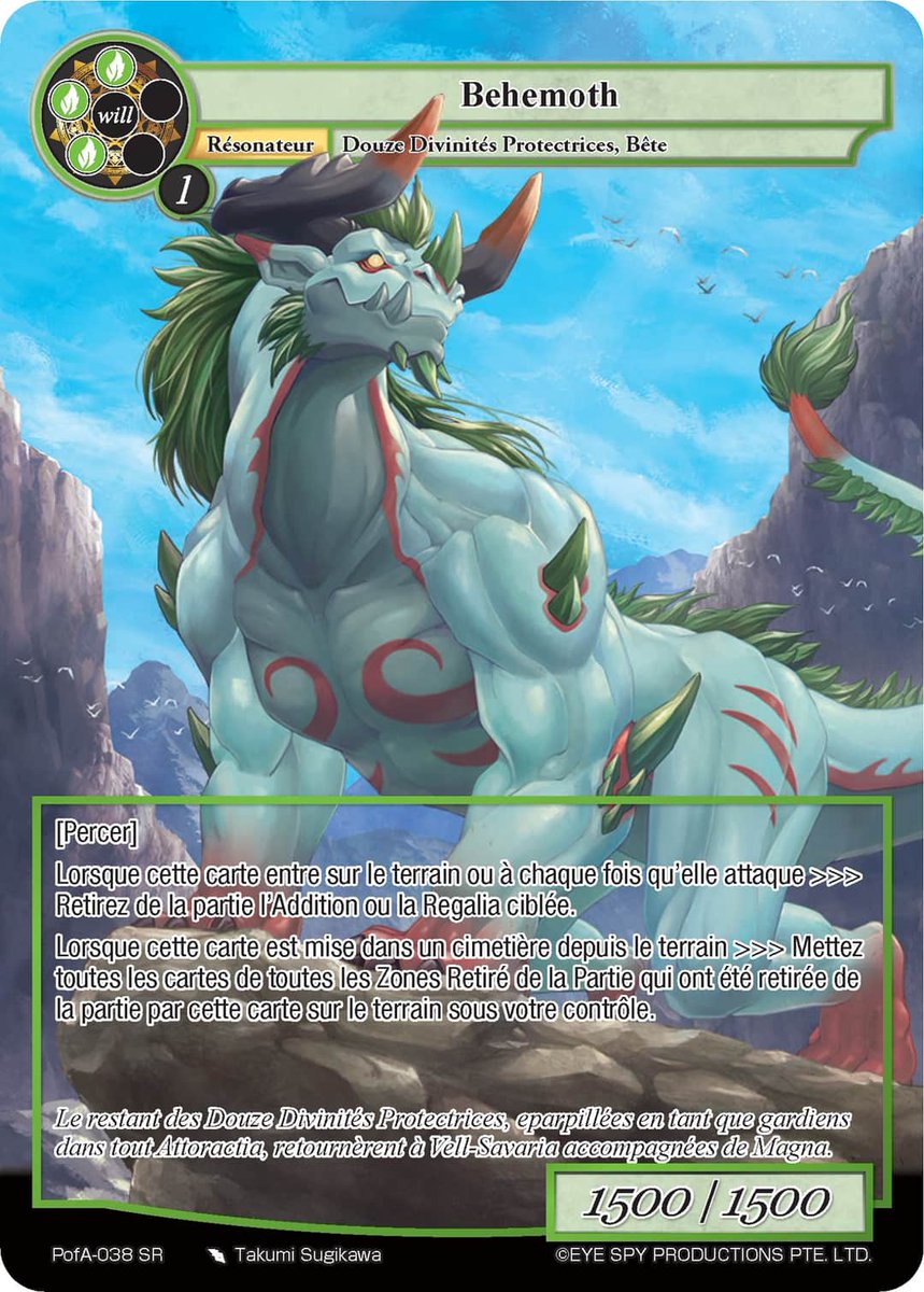 JetsetSensei's tweet photo. Une nouvelle divinité protectrice entre dans la bataille !!
#fow #fowtcg #tcg #Spoiler #AliceOrigin https://t.co/gRgfeWPyLx