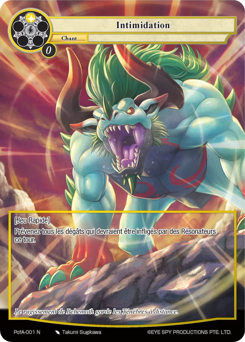 JetsetSensei's tweet photo. Une nouvelle divinité protectrice entre dans la bataille !!
#fow #fowtcg #tcg #Spoiler #AliceOrigin https://t.co/gRgfeWPyLx