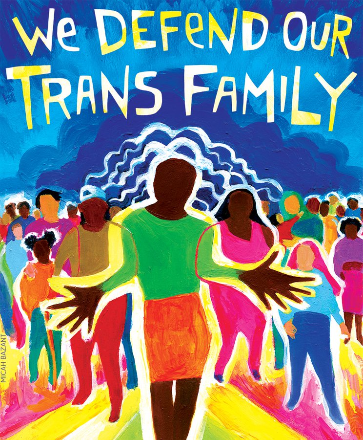 #WeKeepUsSafe! #AbolishICE #AbolishThePolice #DefundTheNYPD #Solidarity #Resistance #TransLivesMatter #BlackTransLivesMatter #BlackLivesMatter  artist @micahbazant ! @BlckTransNation @ts_candii @ForOurBabies76 @kategrif @NycRedbloom @fight_nyc @pspnyinc @PeoplesStrike