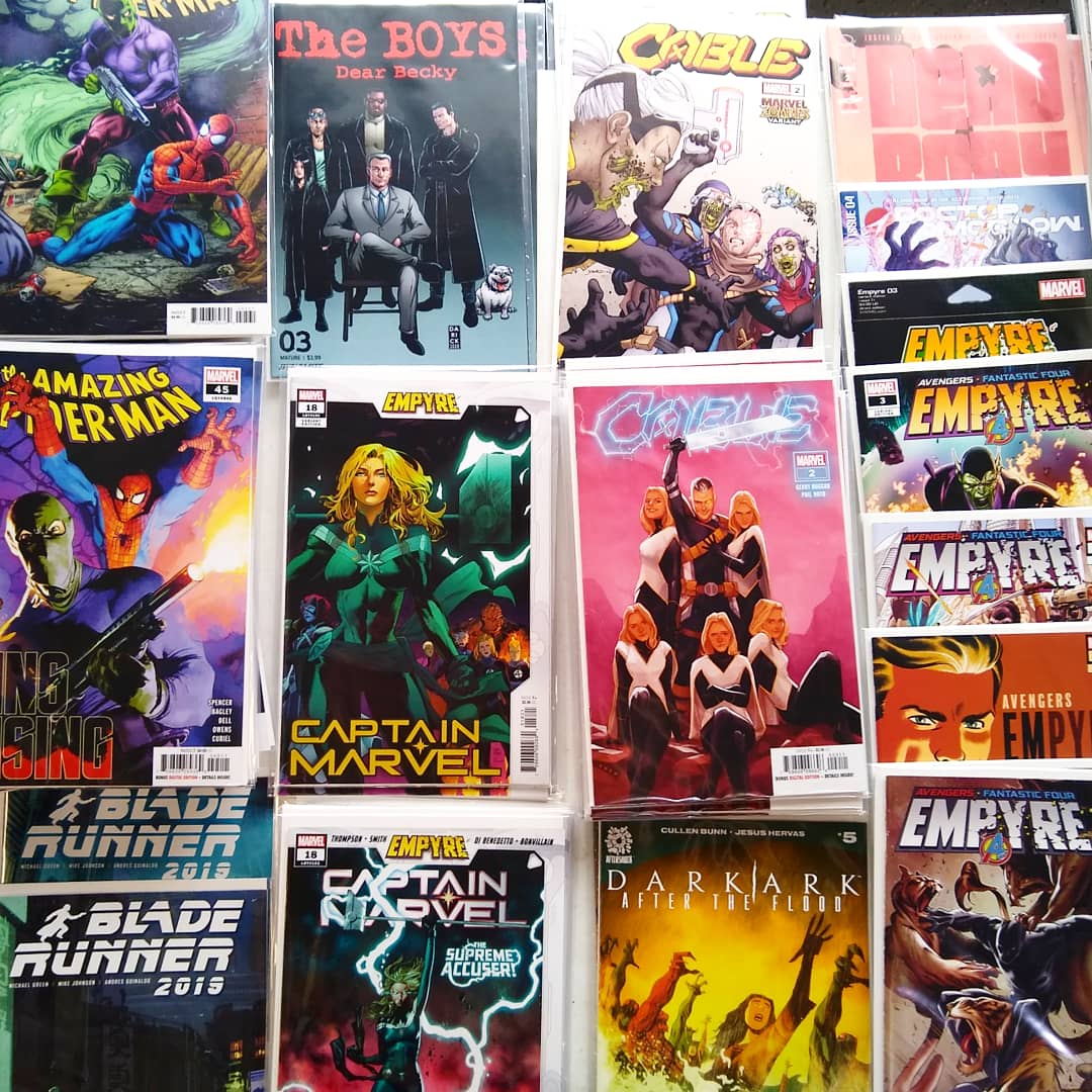 galacticquest's tweet photo. Ready for purchase at both locations. We are open Monday through Saturday noon until 6. #galacticquest #newcomicbookday https://t.co/psga4muZ9k