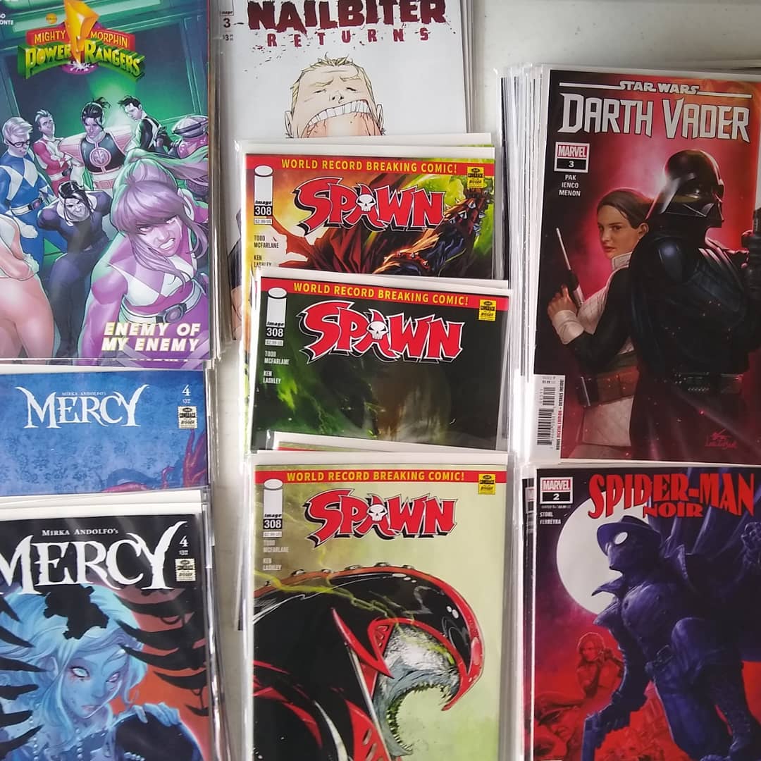 galacticquest's tweet photo. Ready for purchase at both locations. We are open Monday through Saturday noon until 6. #galacticquest #newcomicbookday https://t.co/psga4muZ9k