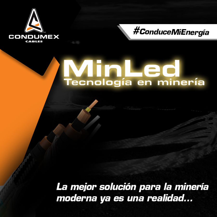 condumex_cables's tweet photo. La máxima tecnología en conductores eléctricos para la minería moderna ya es una realidad… #Condumex #ConduceMiEnergía #Cables #Minería #IndustriaMinera #Tecnología #MinLed. https://t.co/Ip7eeET3Ik