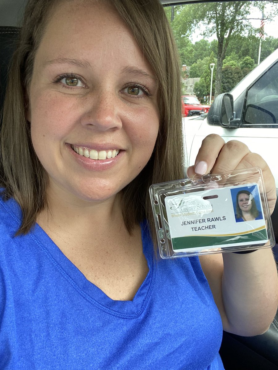 Got my badge today. Excited to be back <a href="/SweetAppleES/">Sweet Apple Elem</a>!