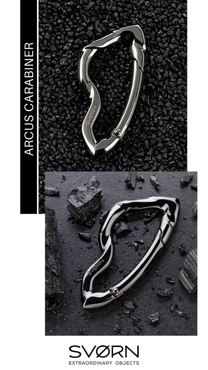 A piece of sculpture... for your keys
Arcus Carabiner keychain by #svorn

svorn.net/products/arcus…

#highend #design #edc #everydaycarry #gear #mensaccessories #keychain #carabiner #mensstyle #mensjewelry #jewelryformen #gift #giftsforhim #boyfriendgift #mensgifts #giftsformen