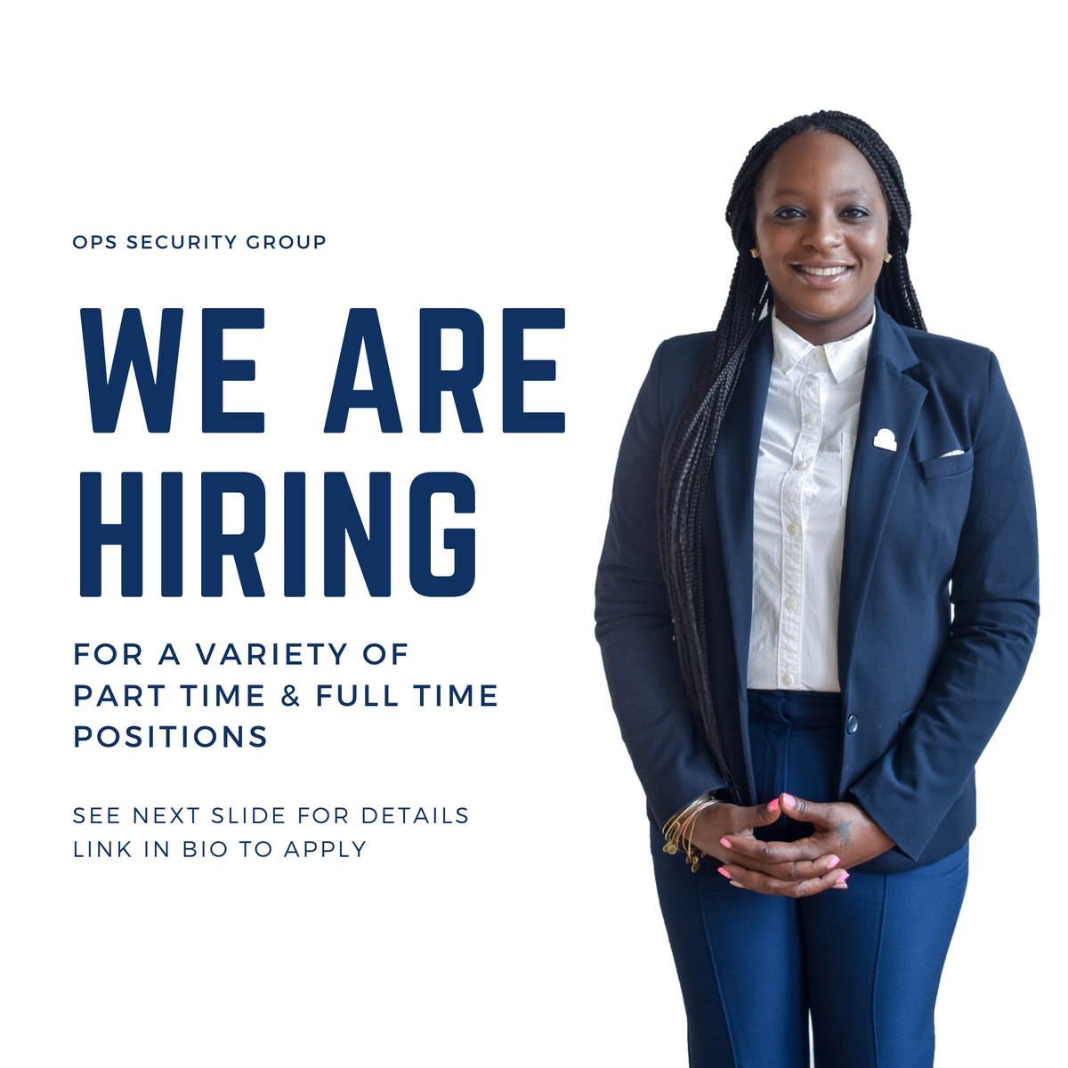 OPSProtect's tweet image. We are #hiring. We are looking for qualified individuals for part time and full time positions. If you are interested go to hubs.ly/H0t101L0 for more information &amp;amp; how to apply. All positions are in person, within the Philadelphia region  #careersinsecurity #jobsinsecurity