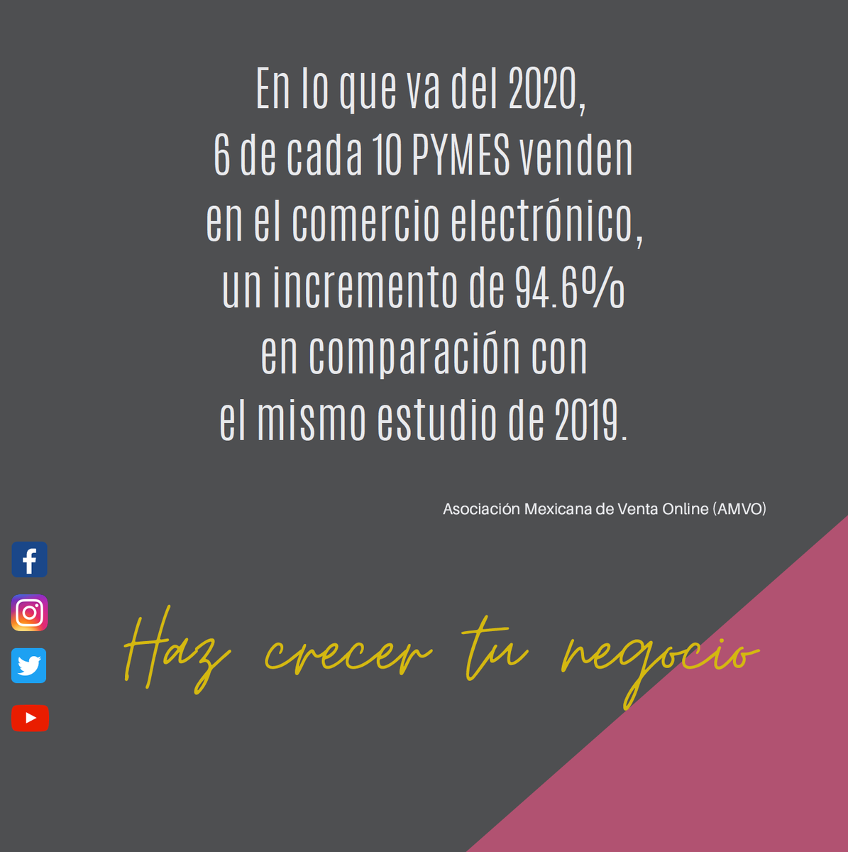 AlbaStudioMedia's tweet photo. La transformación del mercado están centradas en el comercio digital En lo que va del 2️⃣0️⃣2️⃣0️⃣, 6 de cada 10 PYMES venden en el comercio electrónico, un incremento de 94.6% en comparación con el mismo estudio de 2019: AMVO  #ComercioOnline #Pymes #ventasporinternet #AlbaStudio https://t.co/o1QFgOjrQI