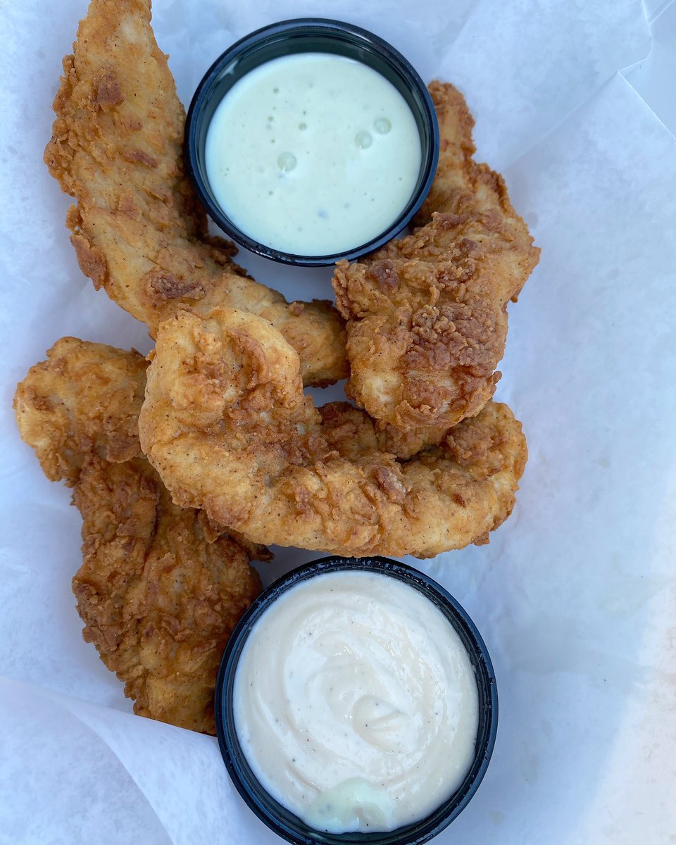 💕💕💕 Bring a little tender love to your family and friends with our fresh, natural, brined, hand breaded, crisp and juicy signature chicken tenders!