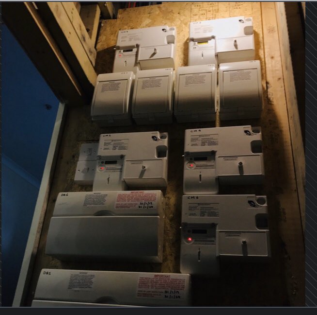 Here we have the meter cupboard room from a recent HMO upgrade! #Compliance