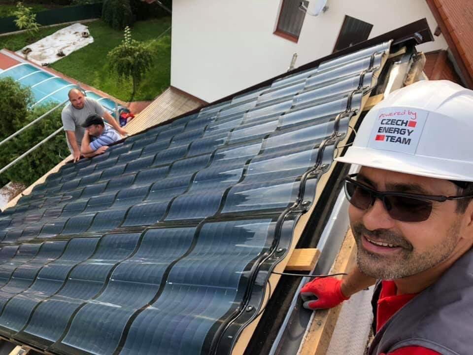 The new way of roofing and saving electricity😍. Would you solar roof your house?