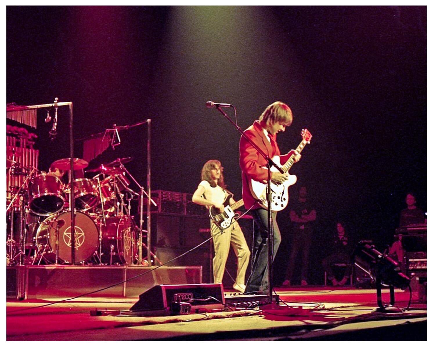 Happy 67th Birthday to the legend Geddy Lee, seen here rocking with at Cobo Arena in March 1981 