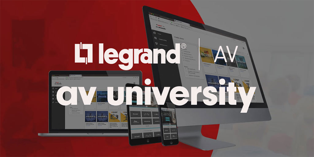 Great News!  Some of our new webinars have been approved for AVIXA’s CTS RU credits 🙌 From Distance Learning to Virtual Healthcare essentials, AV University has got you covered! #LegrandAV #AVTraining ow.ly/7Pqg50ALlhc