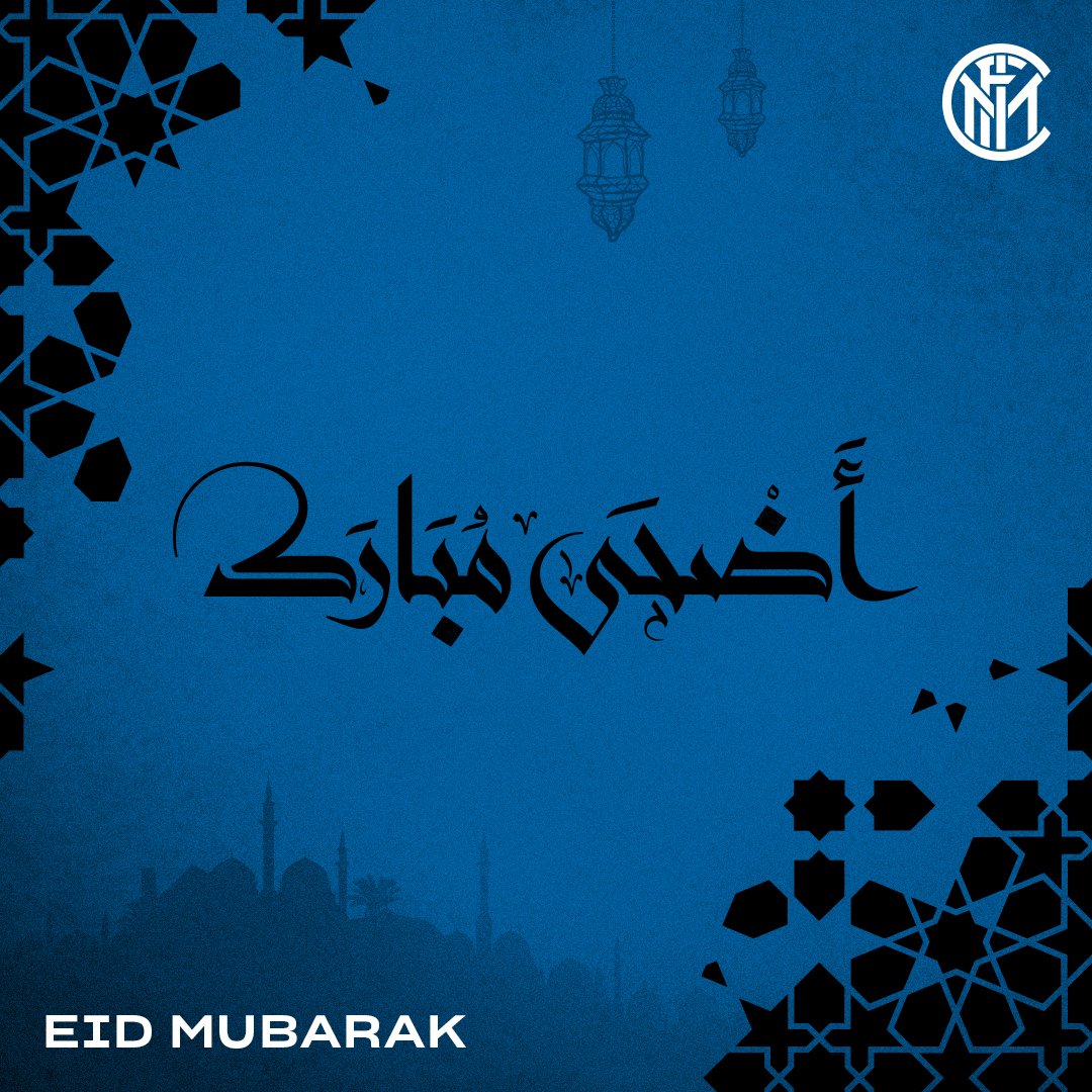 Inter_en's tweet photo. No matter how far apart we are, we remain #BrothersOfTheWorld and celebrate all together! 🤗

EID AL-ADHA MUBARAK to all our fans celebrating! 🖤💙 https://t.co/YolADtqcOp