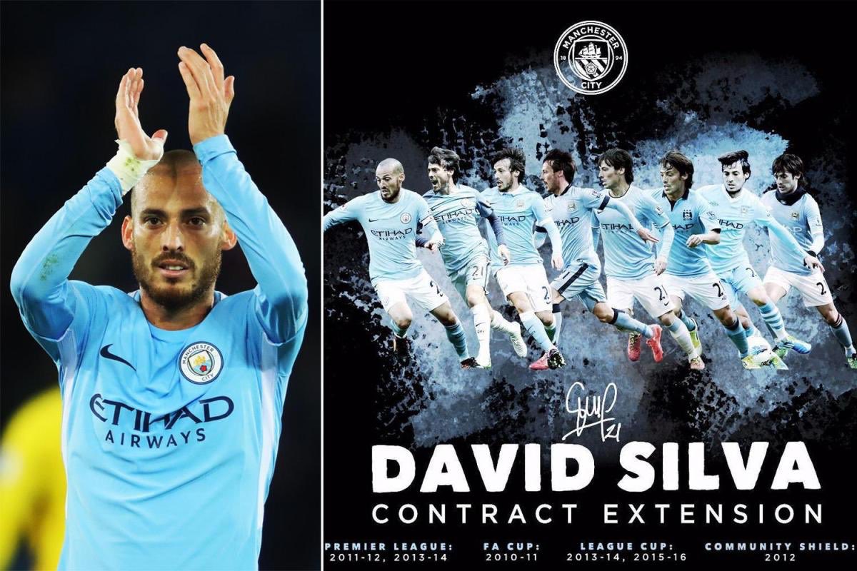 30th November 2017David Silva signed a 1-year contract extension to leave him at Man City until 2020.