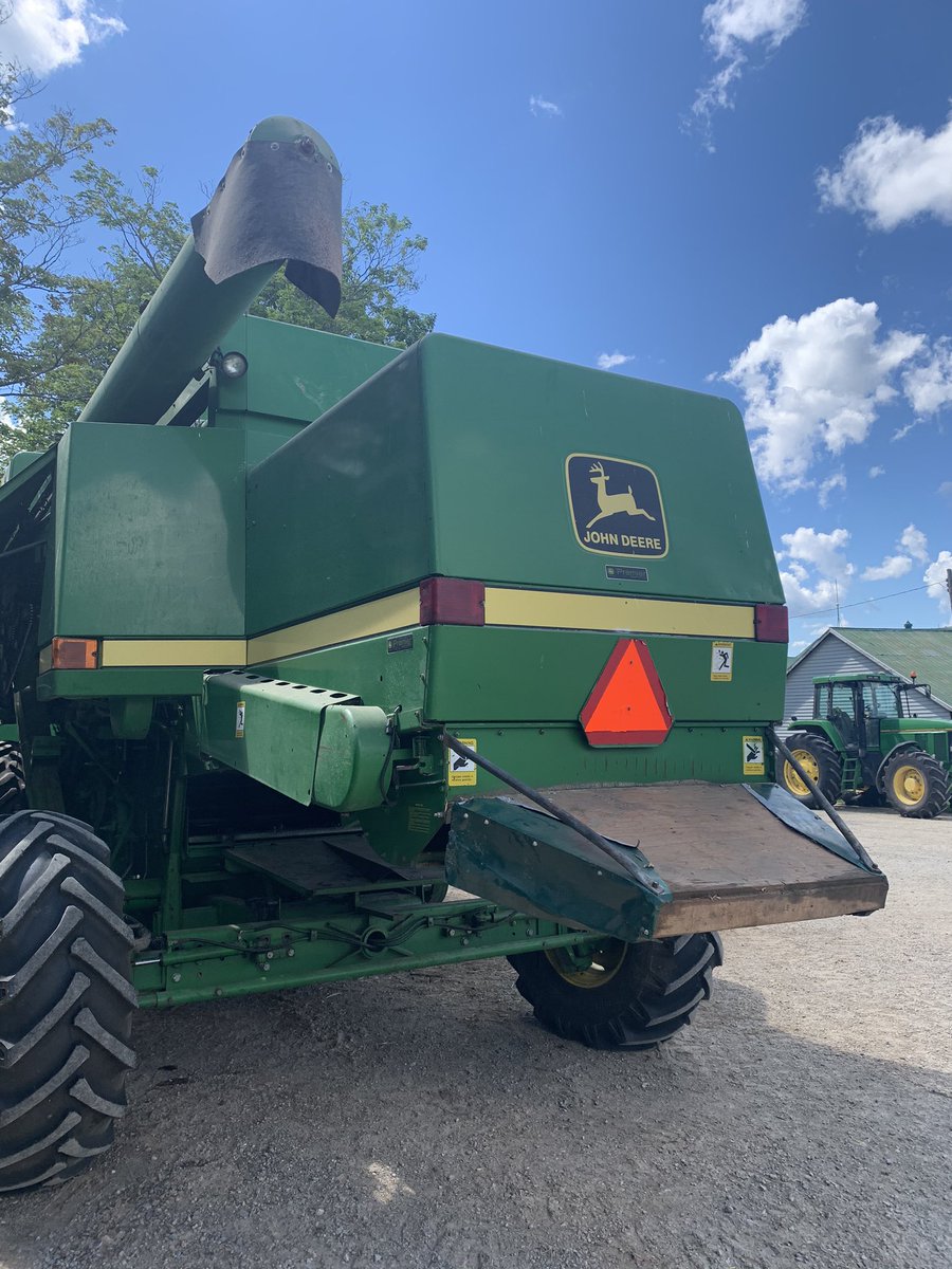 Wind rower is installed, hoping to reduce the particle size to increase the palitability of our straw for feeding. #wheat2020