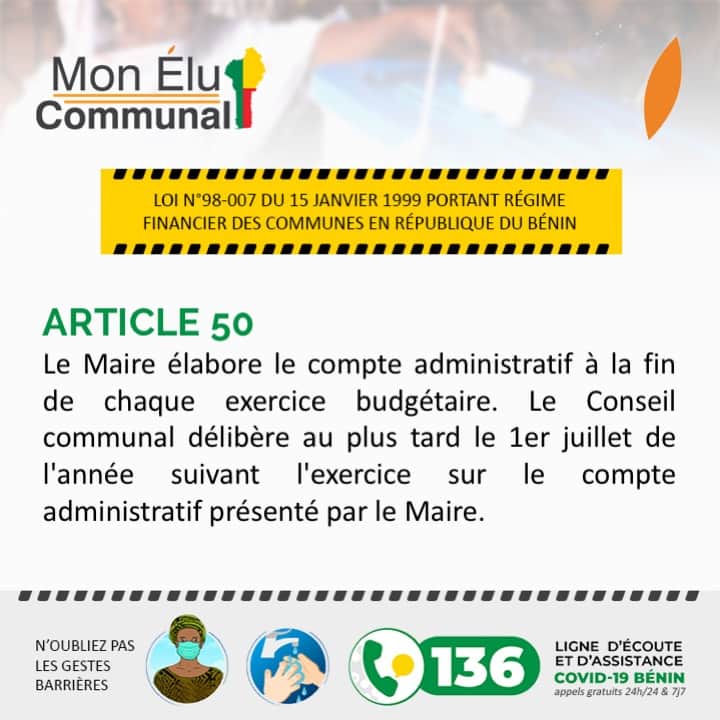 HOUEDANOURegina's tweet photo. Saviez-vous que le Maire élabore le compte administratif à la fin fe chaque exercice budgétaire ?
Lisons nos textes pour mieux servir nos villes.
#MonEluCommunal #NIMD @wasexo @ab_benin @villeAvrankou @LaTeam_229 @WeAreNIMD @Benin_retweet @229robot @ancbenin @MouvementNTC https://t.co/0Gvdgko19L