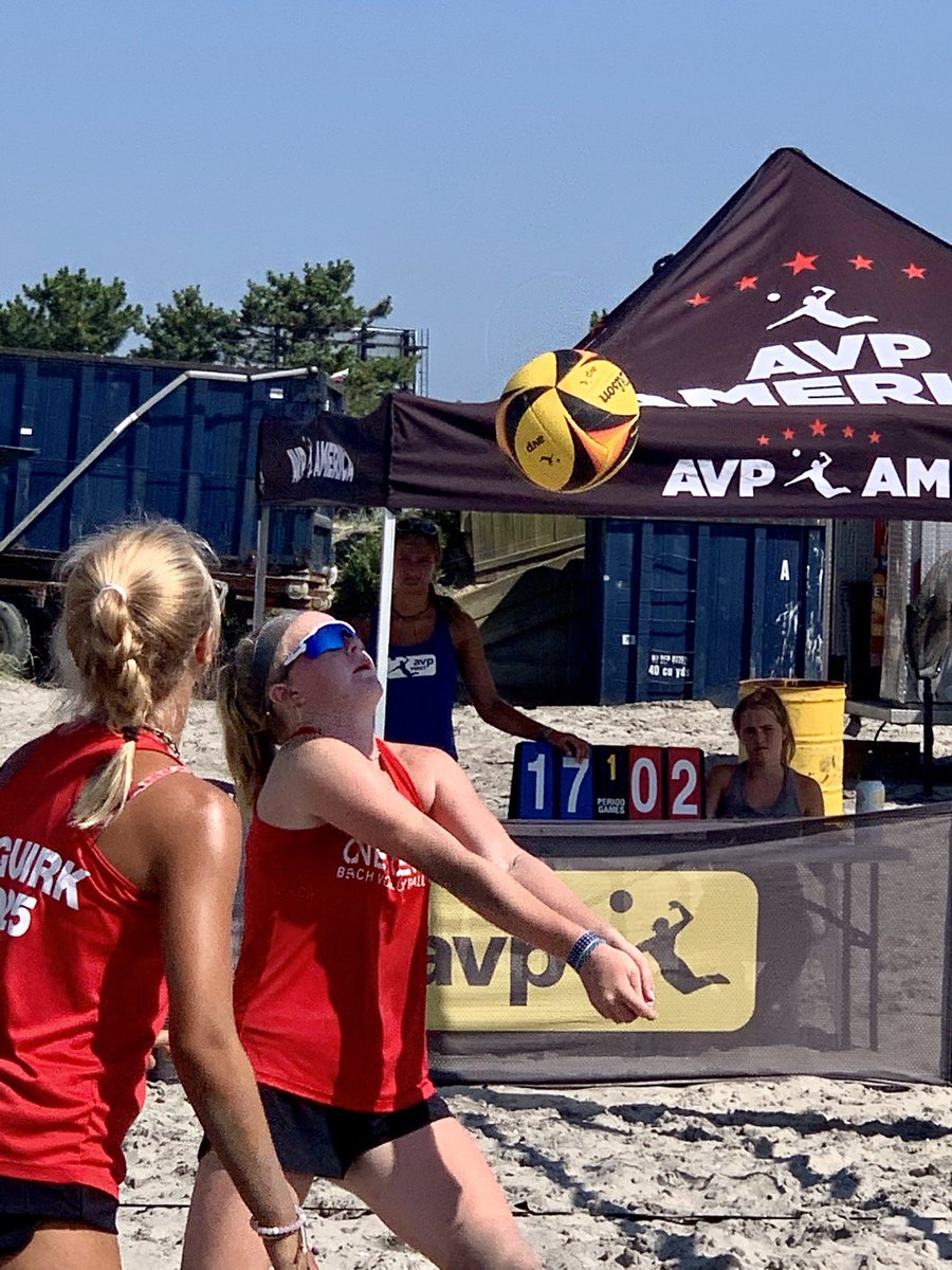 Resq4u06's tweet photo. Having a Great Time here at the 2020 AVP America Junior Nationals in Atlantic City, NJ!! Great Job @AVPAmerica!  U14 Spittal/McGuirk on Court 6 having Fun #Beachweek #Girlpower #108BeachVolleyball https://t.co/5mMpCPogm2