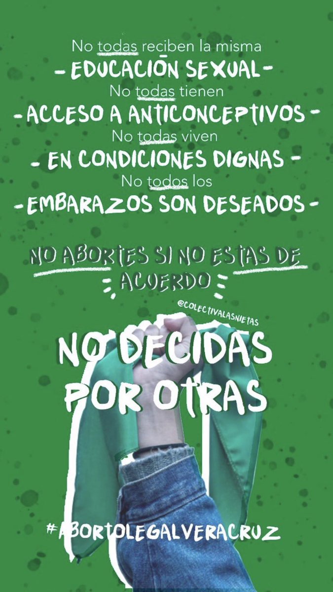 Bananita_TW's tweet photo. #AbortoLegalYa #AbortoLegalParaVeracruz #El29
#YoDecido https://t.co/6Wu05rv1A3