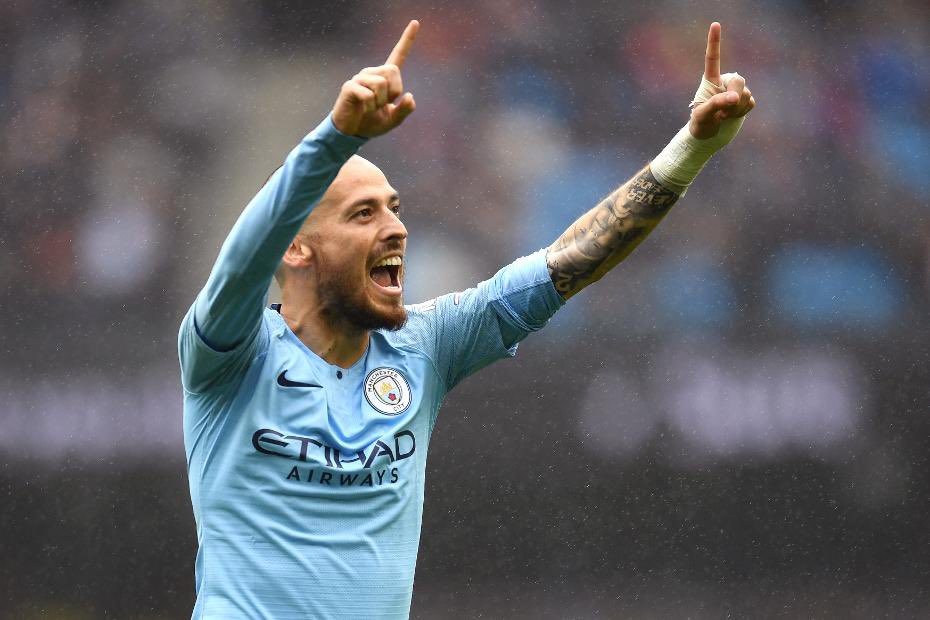 At the end of the 2017/18 season David Silva was named in the premier league team of the season