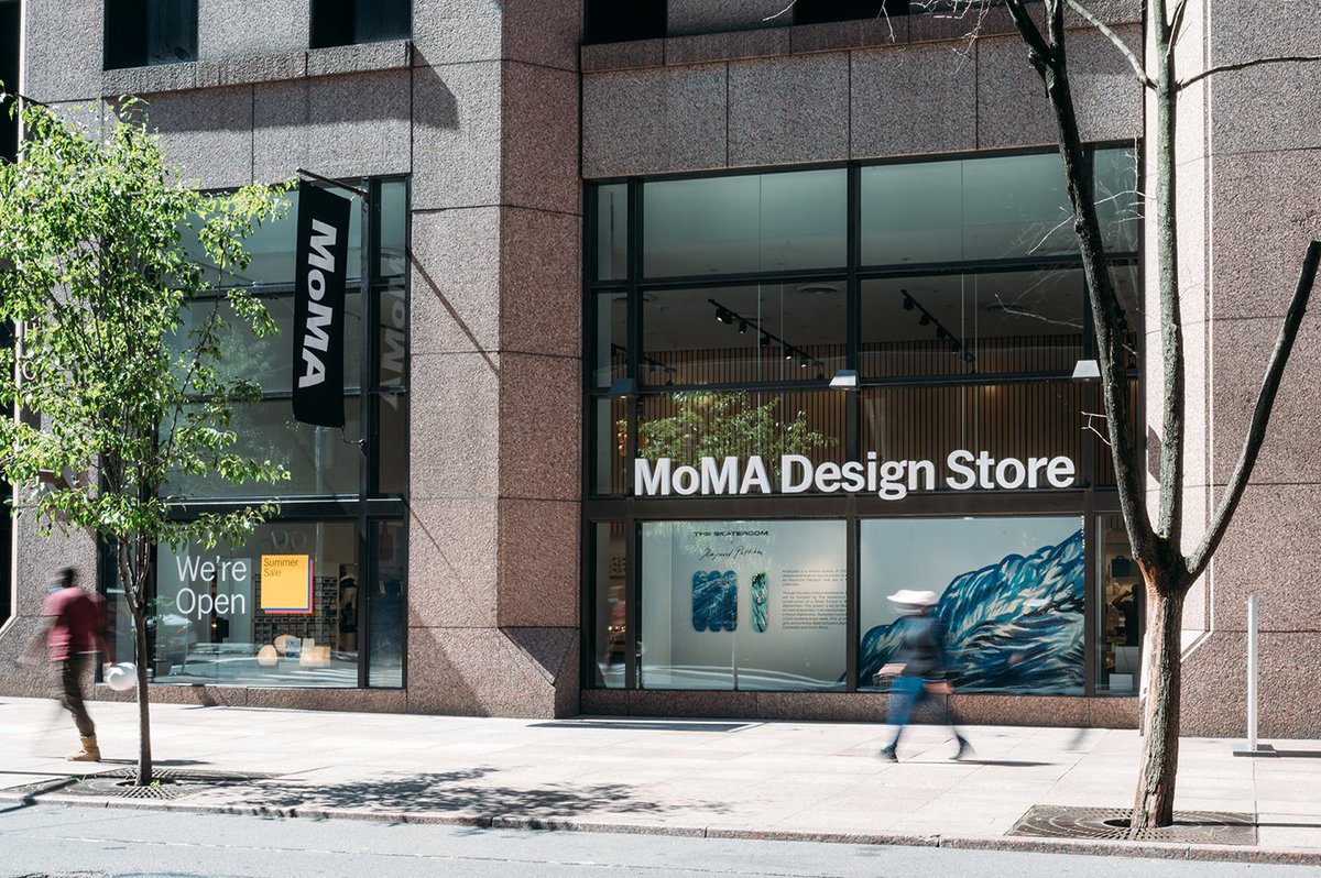 MuseumModernArt's tweet photo. Great news—our Design Stores in Midtown and Soho are open again! Find out about our safety policies and our new hours, and plan your visit today: https://t.co/CEHjyVH630
#MoMADesignStore https://t.co/PFzyFI20en