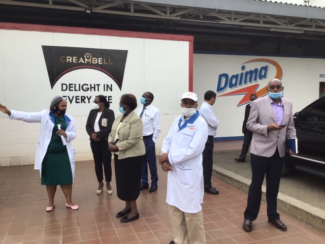 Toured Daima milk processing plant, Nairobi,today, and impressed that it has created both direct and indirect employment opportunity, improved food security and enhanced supply of quality protein to people’s meals.
