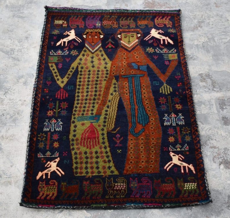 this incredible rug, very gay. $199  https://www.etsy.com/listing/842191943/21-x-3-ft-handmade-beautiful-vintage?ref=user_profile&pro=1&frs=1