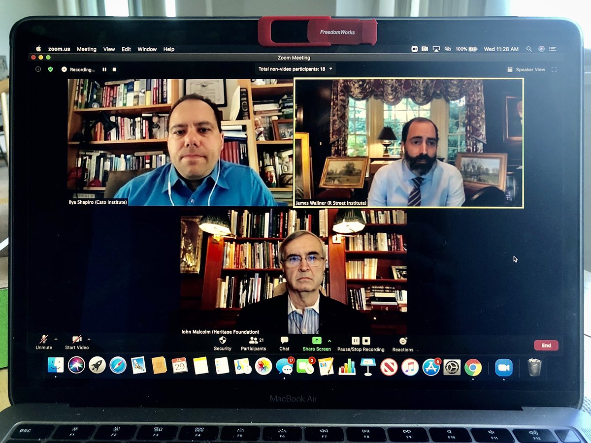 smayranderson's tweet photo. Here is a sneak peek of @FreedomWorks’ Article I Debate: Congress vs. Courts
Featuring three legal rockstars:
- @ishapiro of @CatoInstitute
- @jameswallner of @RSI
- @malcolm_john of @Heritage
Stay tuned for the final product!
#ArticleI #Congress #SCOTUS #ampFW https://t.co/V9naw9AJeW