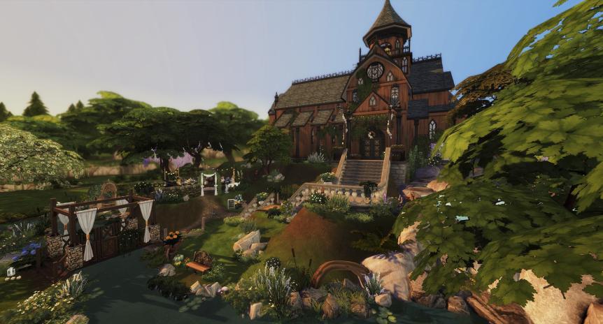 Theobrosia's tweet photo. My entry for the #SparkdChallenge!! A small cathedral styled chapel in the Scottish Highlands! 🌿🌼🌿I'd really appreciate it you liked and commented on it in the gallery! TY TY! Built live on https://t.co/yT79Fzq7d3
@TheSims #TheSims4 #ShowUsYourBuilds #sparkd https://t.co/MvdMFfMEdr