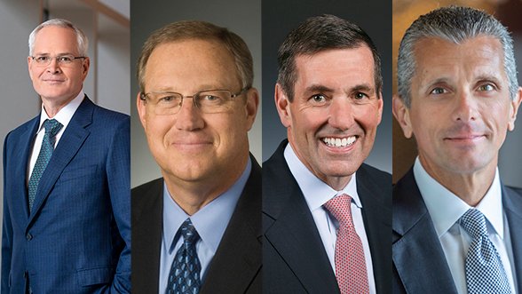 TAMU's tweet photo. Four Fortune 100 companies have Aggies serving as CEO — more than any other school in America!

@TXAMFoundation talked to these Aggies about their leadership philosophies and how they're building a better future: https://t.co/MSExJAsP3R https://t.co/ndMmRNuSK7