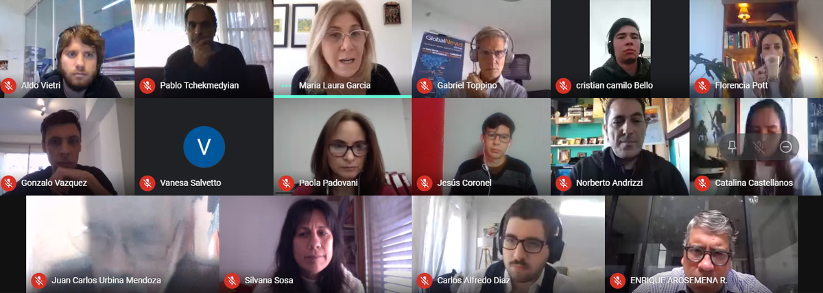 globalnewsgroup's tweet photo. Hoy todas las oficina de #GlobalNewsGroup nos reunimos virtualmente para hablar sobre nuevos proyectos y desafíos. ¡Hay equipo!

#ComunidadGlobalNews #LatinoamericaEsGlobalNews https://t.co/YdkxeoUQ2J