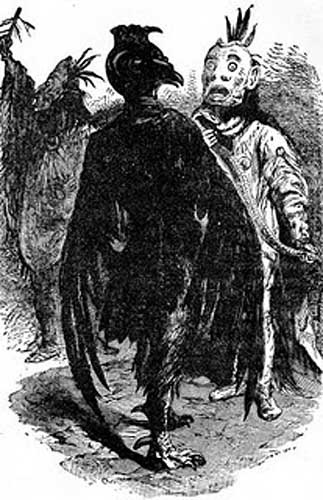 3. It is also believed that witches use it to attack their enemies & other evil. It is believed that its real form is a winged creature, the size of a man, black & white in colour. It can also take any human form. The call of uthekwane overhead foretells a death in the village.